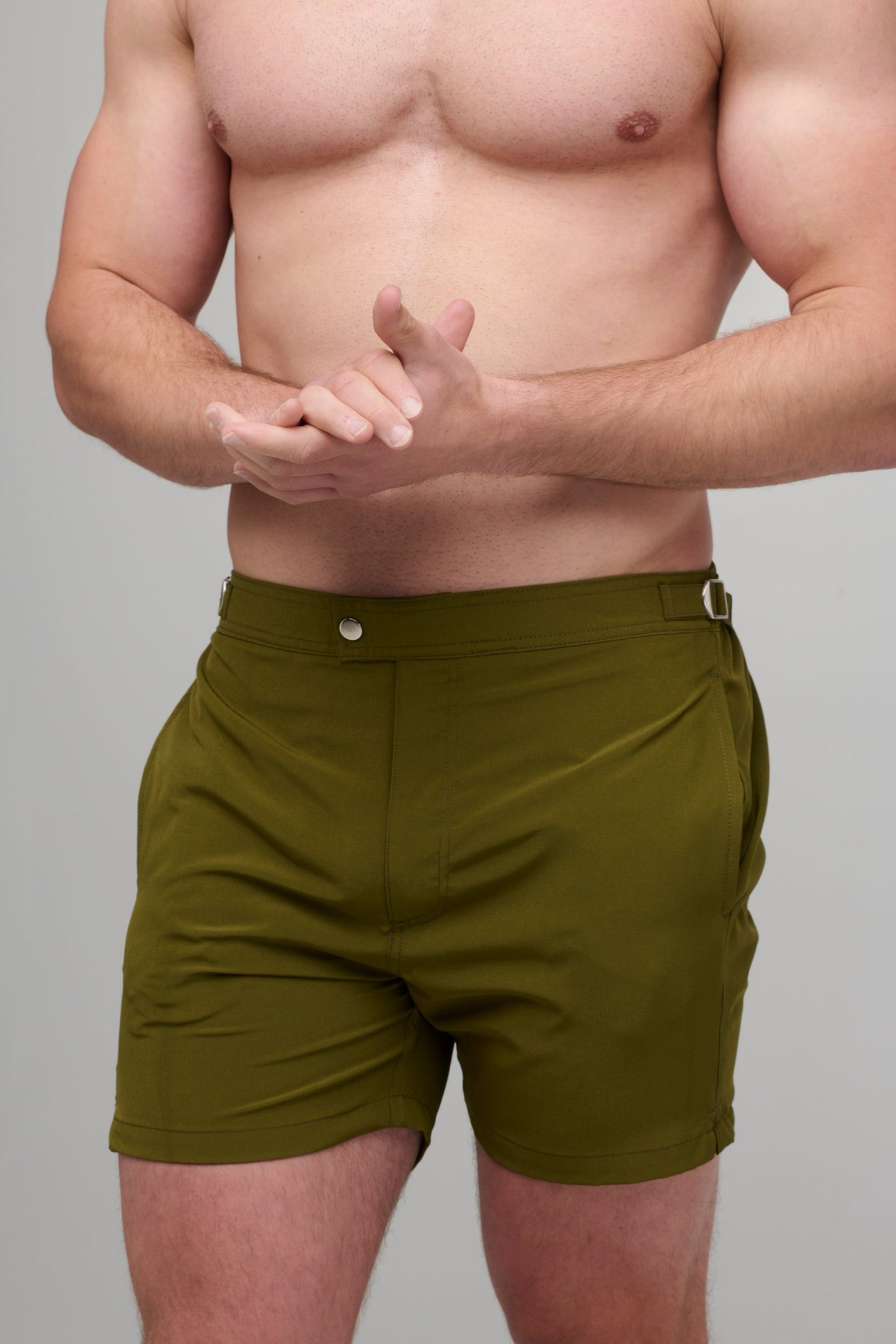 CAPRI SWIM SHORTS - OLIVE