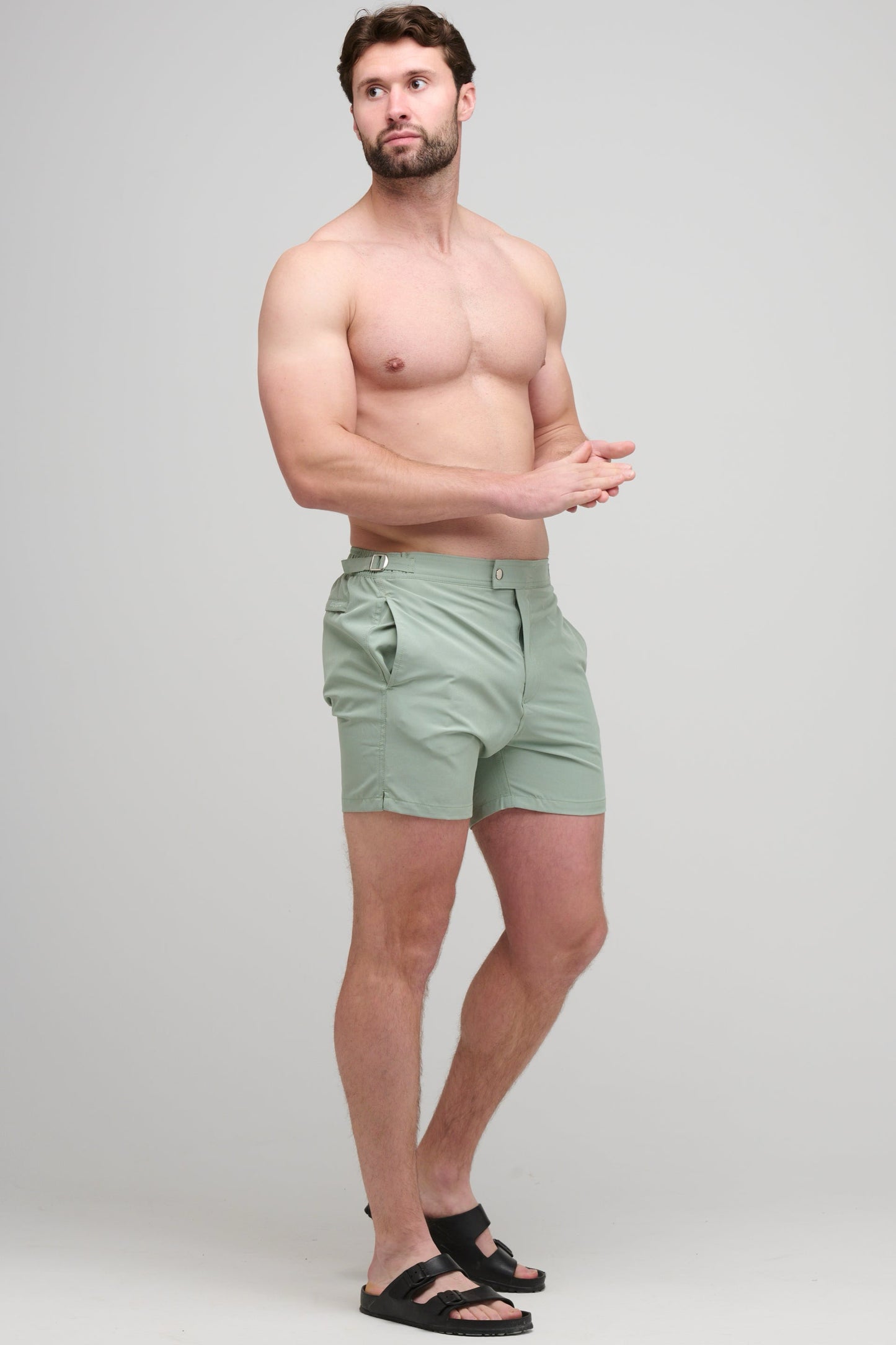 CAPRI SWIM SHORTS - SAGE