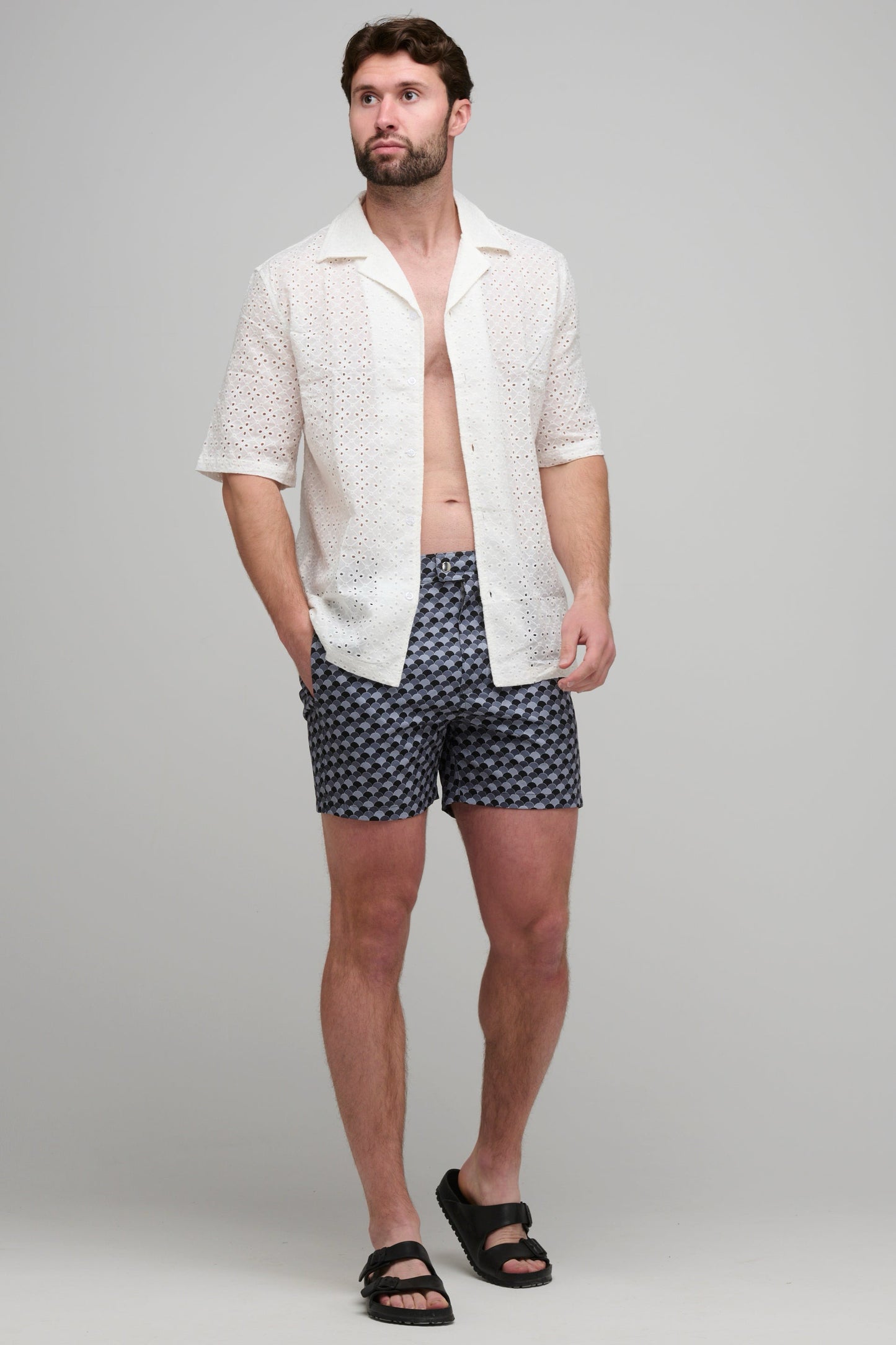 SOLARO SWIM SHORTS - MONO