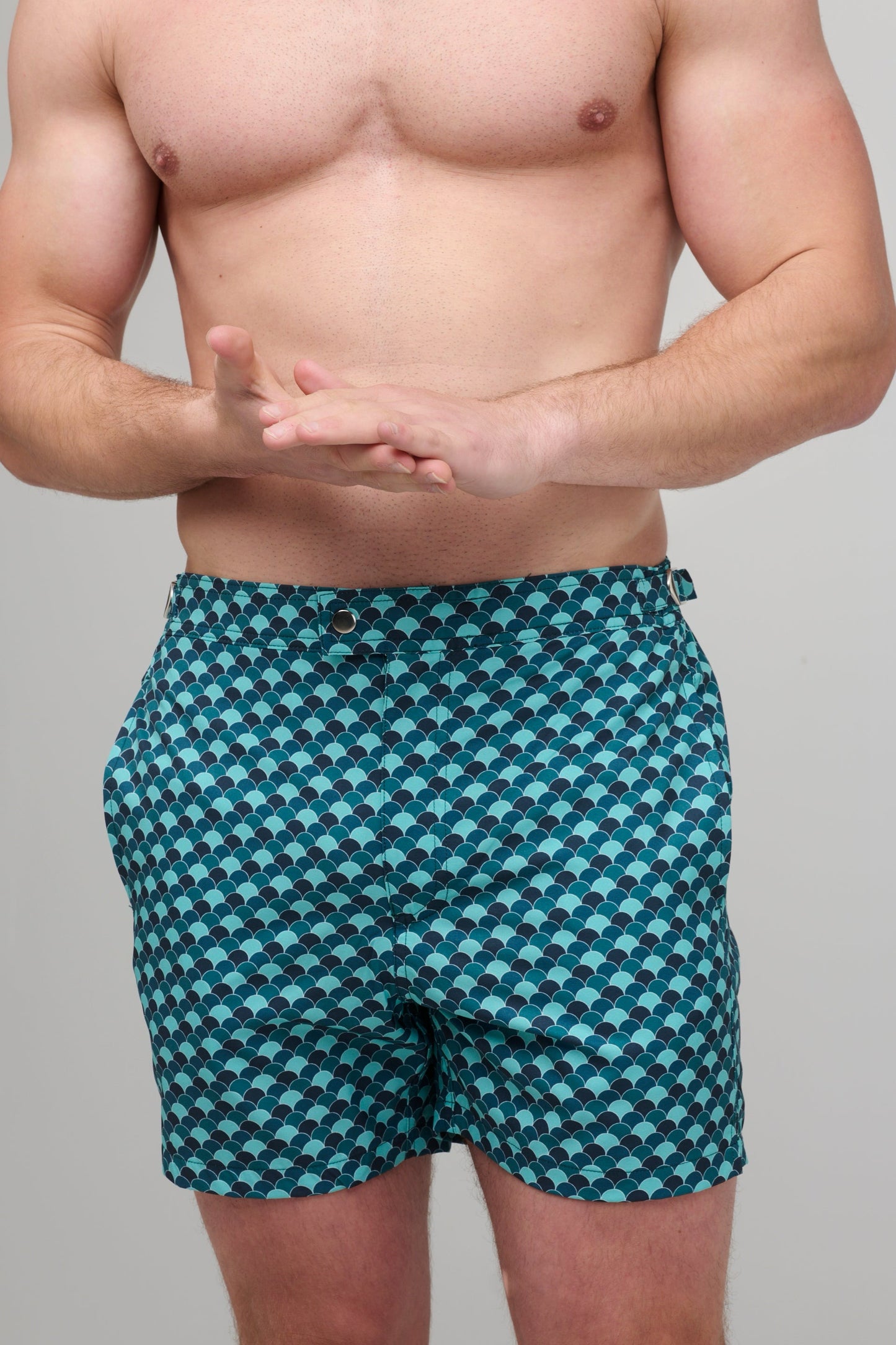 SOLARO SWIM SHORTS - TURQUOISE