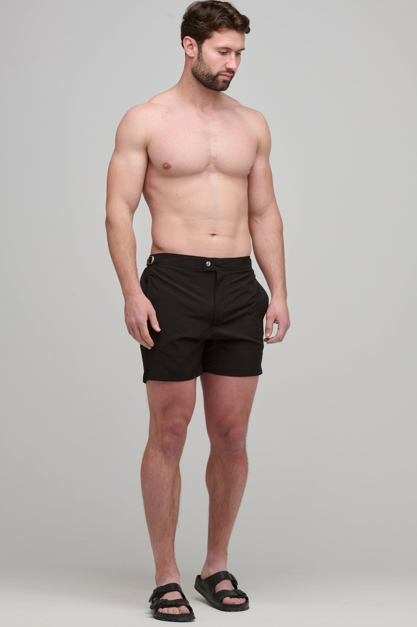 CAPRI SWIM SHORTS - BLACK